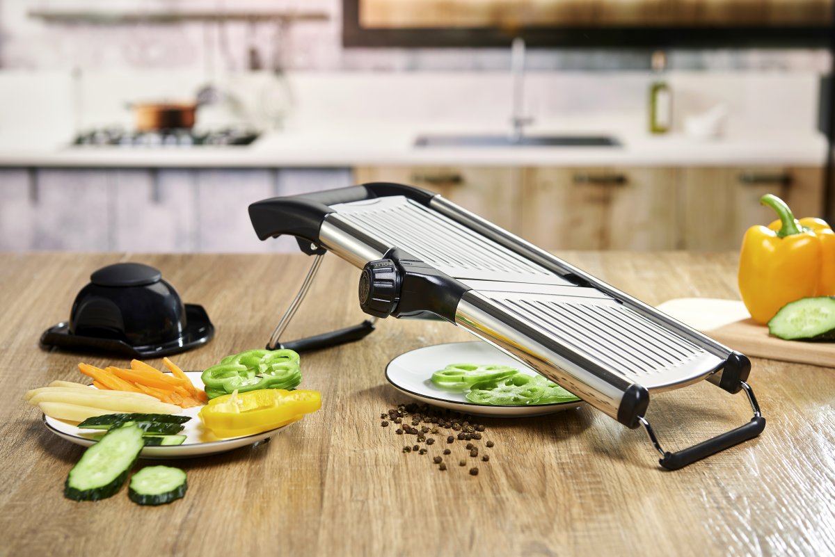 Nordkök 126052 Mandolin Rostfri/Svart