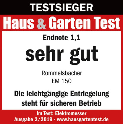 Tysk utmärkelse Rommelsbacher EM 150 Elektrisk kniv
