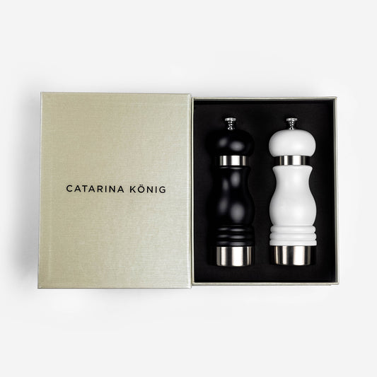 Catarina König 1207 Salt och Pepparkvarn 18cm 2-delar i giftbox