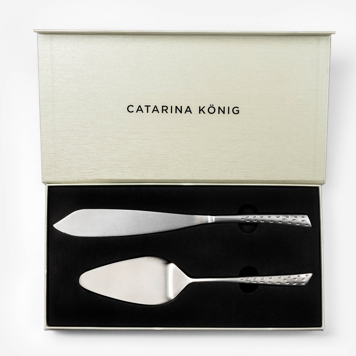 Catarina König 1201 Dessertset Strawberry 2-delar i giftbox