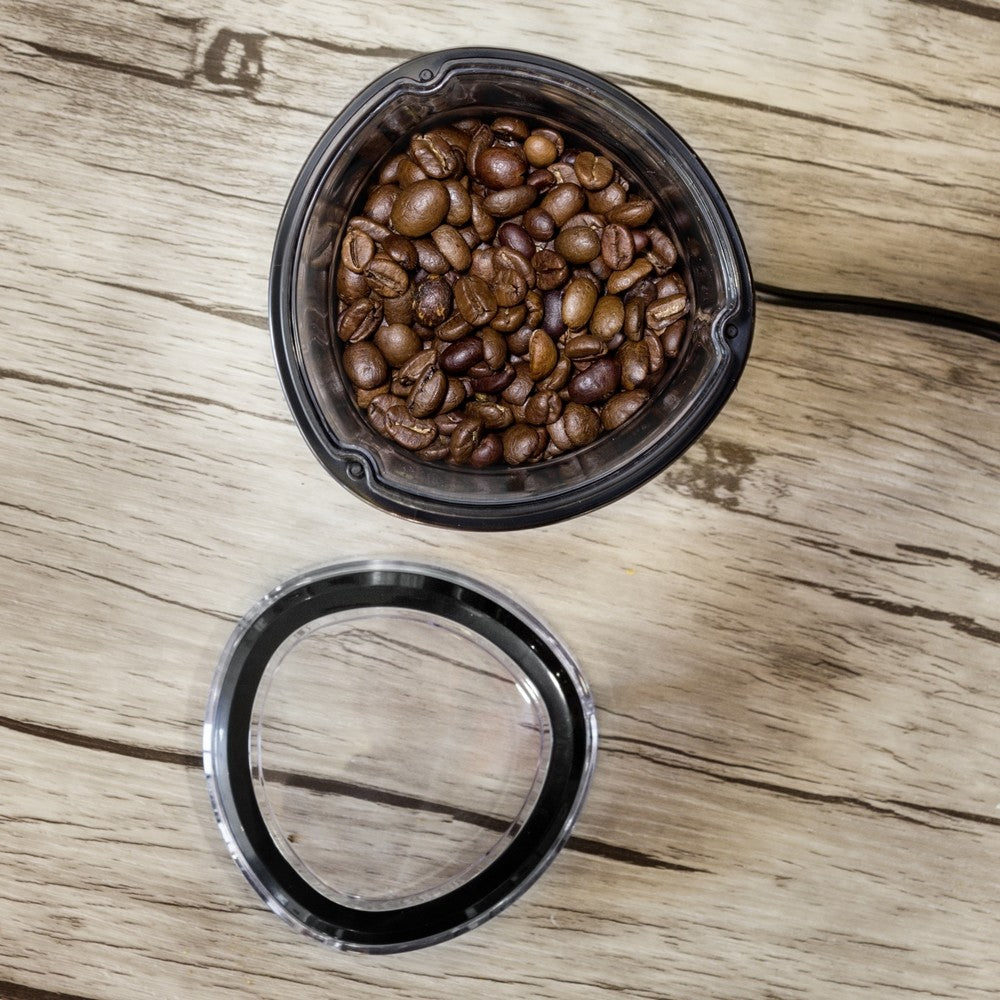 Rommelsbacher EKM 100 Krydd & Kaffekvarn rostfritt stål med kaffebönor