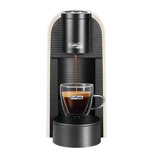 Caffitaly 27011 kapselmaskin Volta  S36 Vit framifrån