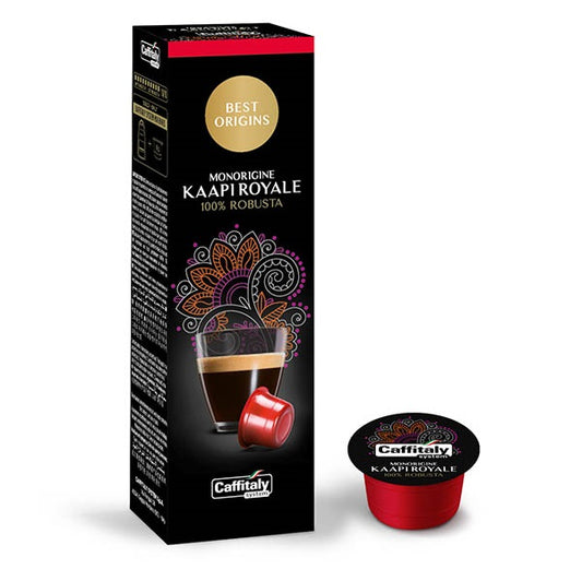 Förpackning Caffitaly 750748 Monorigine India Kaapi Royale Kaffekapslar 10st