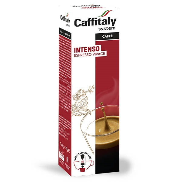 Förpackning Caffitaly750038 Ecaffe Intenso Kaffekapslar 10st