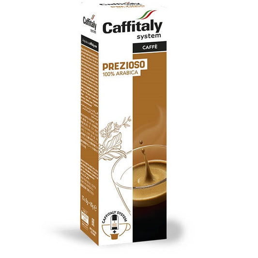 Förpackning Caffitaly 750014 Ecaffe Prezioso Kaffekapslar 10st